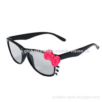 Children's Passive 3D Glasses, Made in China Export to Worldwide